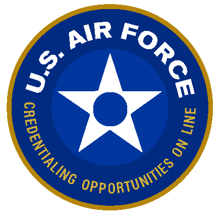 U.S. Air Force Credentialing Opportunity On Line (COOL) Program Logo