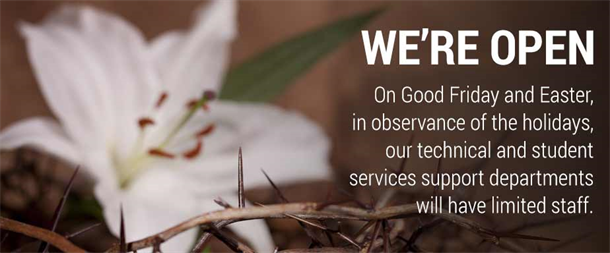 Good Friday and Easter 